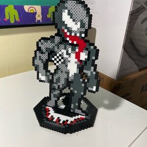 Venom Perler bead Figure with stan
